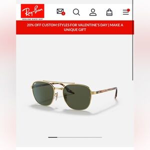 Ray-Ban RB3688 Arista Polarized Sunglasses Chromance